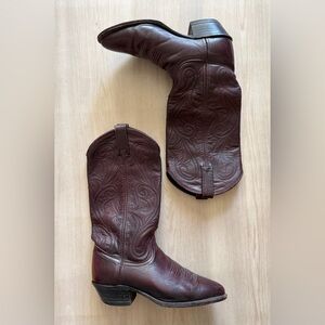 Vintage Dan Post Boots Womens Sz 6.5 14273 312048 Made in USA